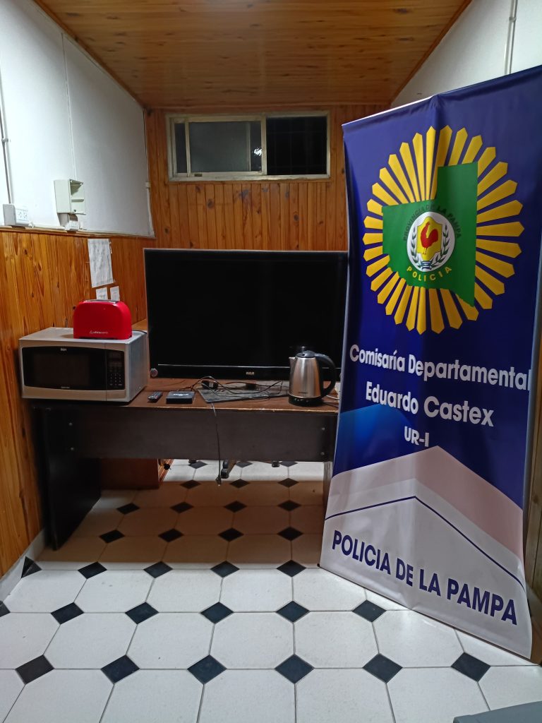 Eduardo Castex: recuperan elementos robados tras una entrega voluntaria