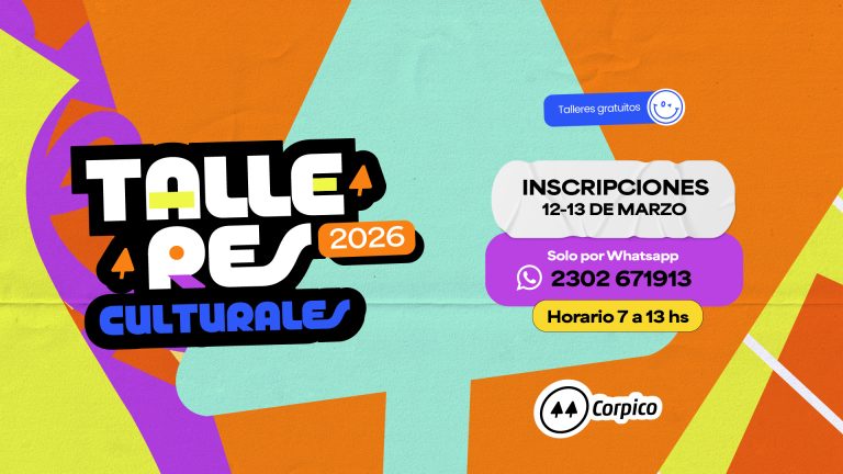Corpico anunció las fechas de inscripción para sus talleres culturales gratuitos