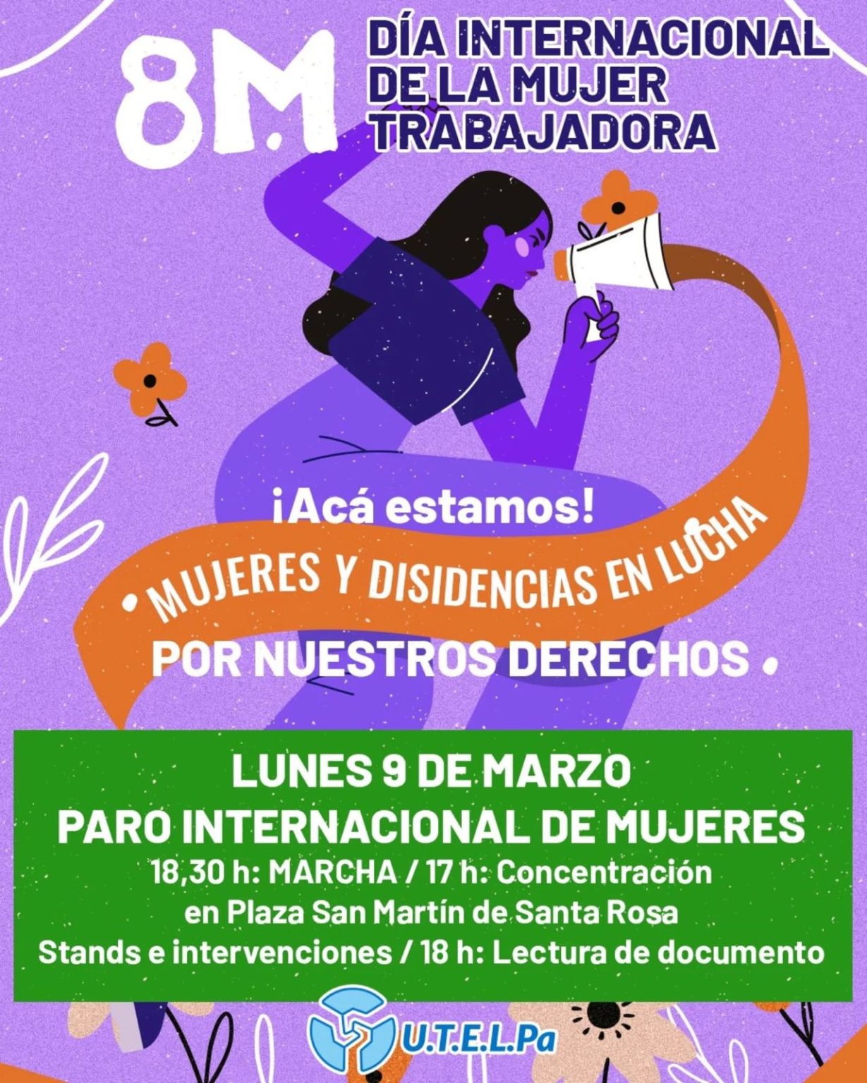 Nuevo paro docente en La Pampa: UTELPa y otros gremios se suman a la ...