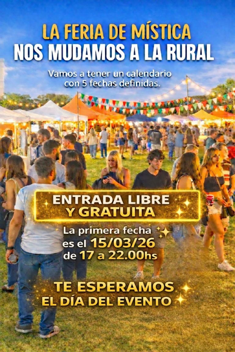 La Feria de Mística se muda a La Rural: la primera fecha será este domingo con entrada gratuita