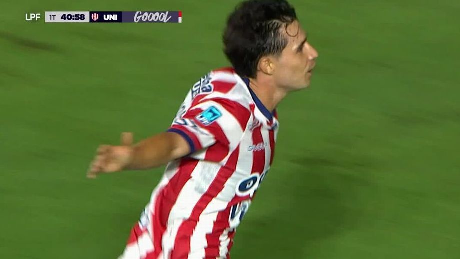 El piquense, Julián Palacios, anotó el gol de Unión ante Boca por el Torneo Apertura