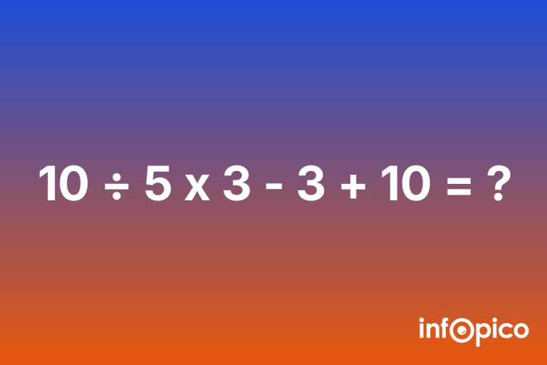 Reto del día: ¡a ver quién saca el resultado correcto en 6 segundos!