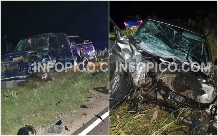 Murió uno de los conductores del choque en ruta provincial 1 y una mujer se encuentra en estado grave