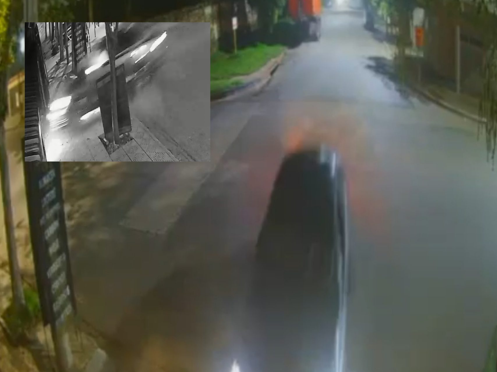 (VIDEO) El impactante momento del choque en 2 y 21: vecinos exigen reductores de velocidad