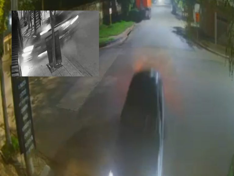 (VIDEO) El impactante momento del choque en 2 y 21: vecinos exigen reductores de velocidad