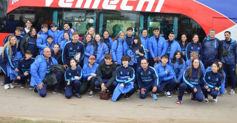 La delegación pampeana partió hacia los Juegos de Integración Patagónica 2026