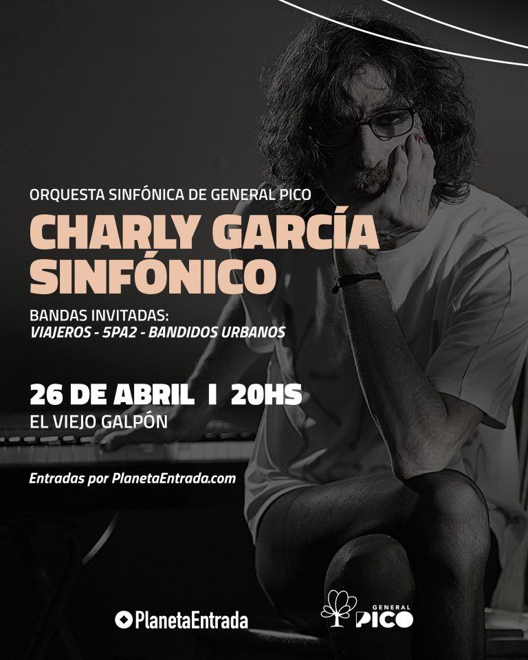 Charly García Sinfónico: la Orquesta de General Pico prepara un homenaje junto a bandas locales
