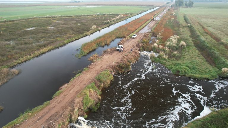 “Es como volcar agua sobre una mesa”: el río Quinto multiplicó su caudal y La Pampa se prepara para un ciclo húmedo