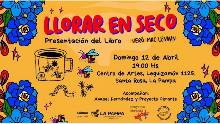 Verô Mac Lennan presenta su nueva novela “Llorar en Seco” en el Centro de Artes