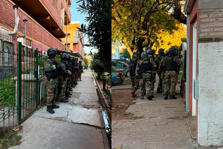 Allanamientos en el barrio Malvinas y Federal: dos detenidos por intento de robo y vínculos con un violento apuñalamiento