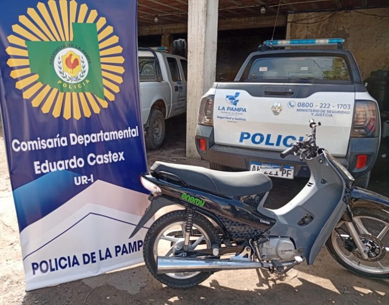 Adolescentes involucrados en dos robos esclarecidos por la policía en la zona de Eduardo Castex y Monte Nievas