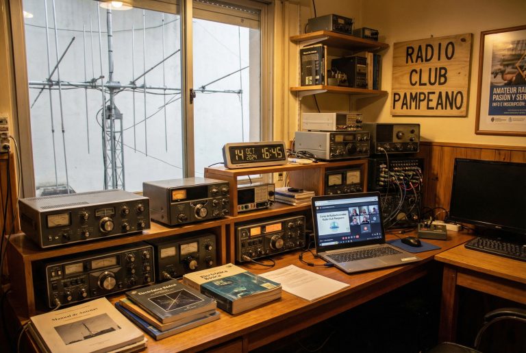 Todo sobre el nuevo curso de radioaficionado del Radio Club Pampeano: fechas, costos y cómo inscribirse (Imagen ilustrativa IA - infopico.com)