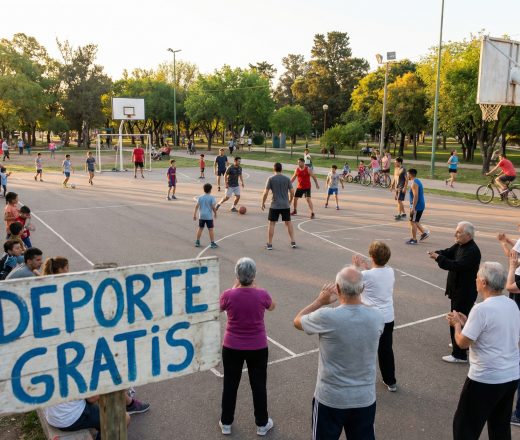 Deporte gratis en tu barrio: conocé la oferta de General Pico para este año (Imagen ilustrativa IA - infopico.com)