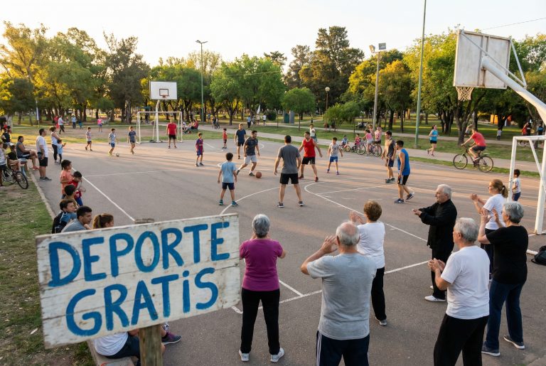 Deporte gratis en tu barrio: conocé la oferta de General Pico para este año (Imagen ilustrativa IA - infopico.com)