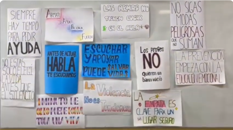 La escuela responde: un video de alumnos del Colegio Ciudad de General Pico le dice NO a las amenazas y la violencia
