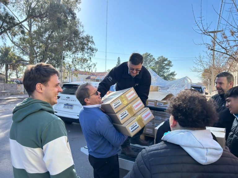 Realicó avanza en la reconversión de su alumbrado: recibió más de 400 luminarias LED del plan provincial