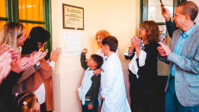 La Escuela Nº 161 de Agustoni celebró su centenario con un emotivo acto comunitario