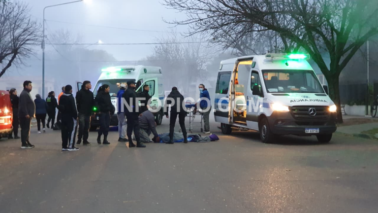 Incendio en calle 7: el primer parte médico del Hospital Centeno sobre los dos heridos