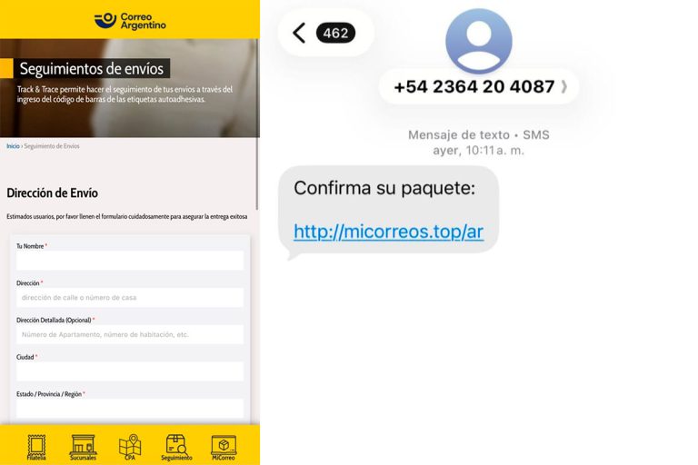 La Fiscalía General advierte sobre una nueva modalidad de estafa con falsos mensajes del Correo Argentino