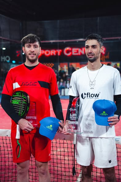 De Marco y Frugoni se consagraron campeones del circuito AJPP 6000 de pádel en General Pico