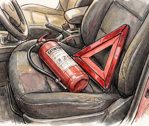Elementos de seguridad vial: Qué es realmente obligatorio y qué no para circular (Imagen ilustrativa IA - infopico.com)