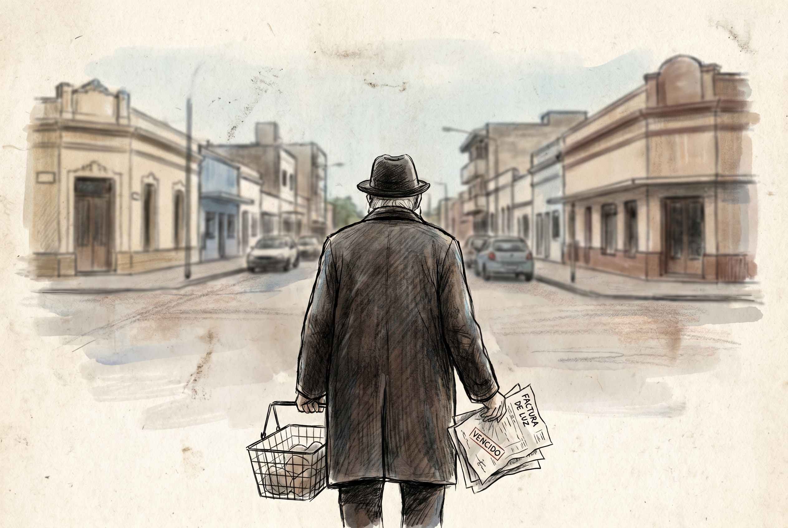 "Los jubilados son la variable de ajuste": Diego Álvarez alertó sobre la grave crisis de los adultos mayores en La Pampa (Imagen ilustrativa IA - infopico.com)