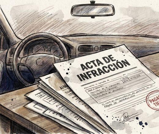 Multas de tránsito: cuándo prescriben y por qué conviene pagarlas a tiempo (Imagen ilustrativa IA - infopico.com)