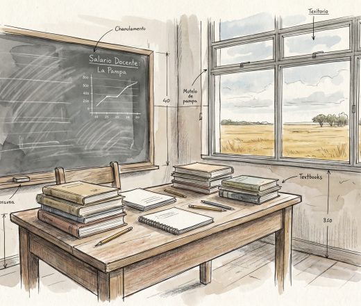 La Pampa: un informe nacional la ubica con el sueldo básico docente más alto del país (Imagen ilustrativa IA - infopico.com)