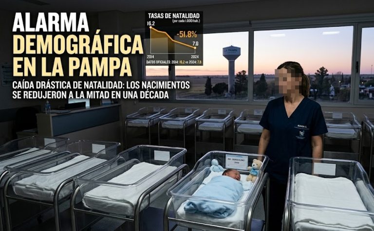 Alerta demográfica en La Pampa: la tasa de natalidad cayó más de la mitad en una década