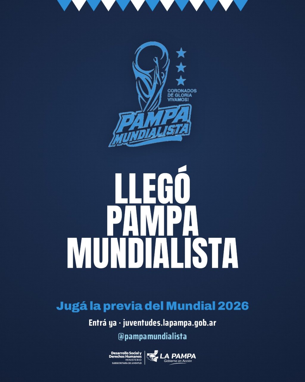 Lanzan Pampa Mundialista: una plataforma gratuita con juegos y un concurso para vivir el Mundial 2026