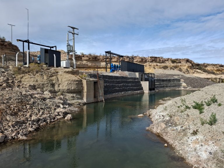 Avanza una obra clave en Casa de Piedra para sumar 1.000 nuevas hectáreas bajo riego