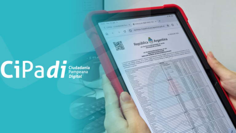 La Pampa: los títulos educativos ya se pueden descargar desde la plataforma digital CiPadi