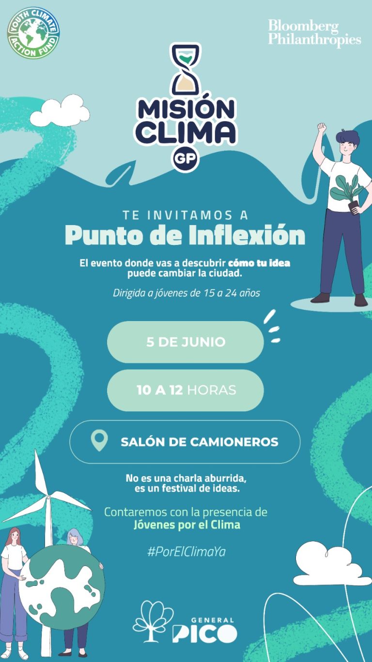 General Pico impulsa una jornada de acción climática para la juventud en el marco del Día Mundial del Ambiente