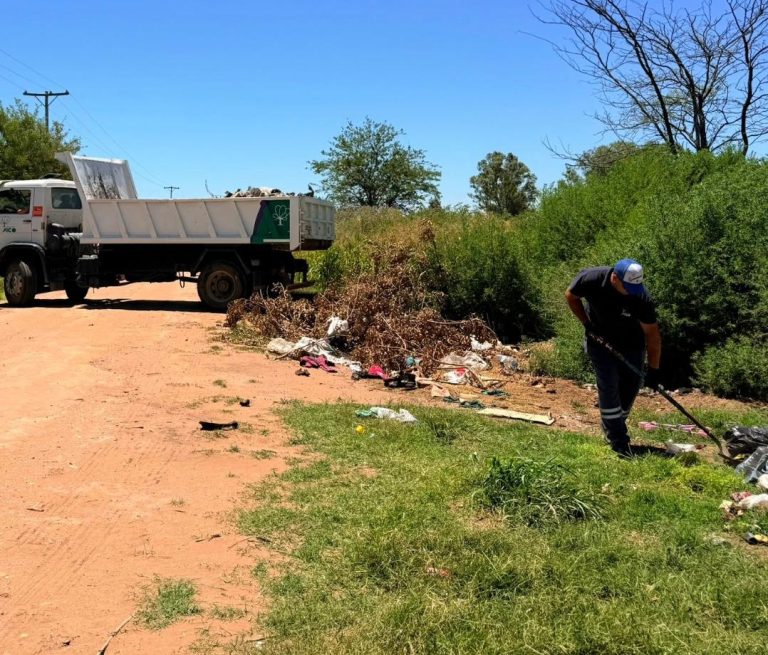 General Pico: el Municipio refuerza el pedido para no arrojar basura en espacios públicos