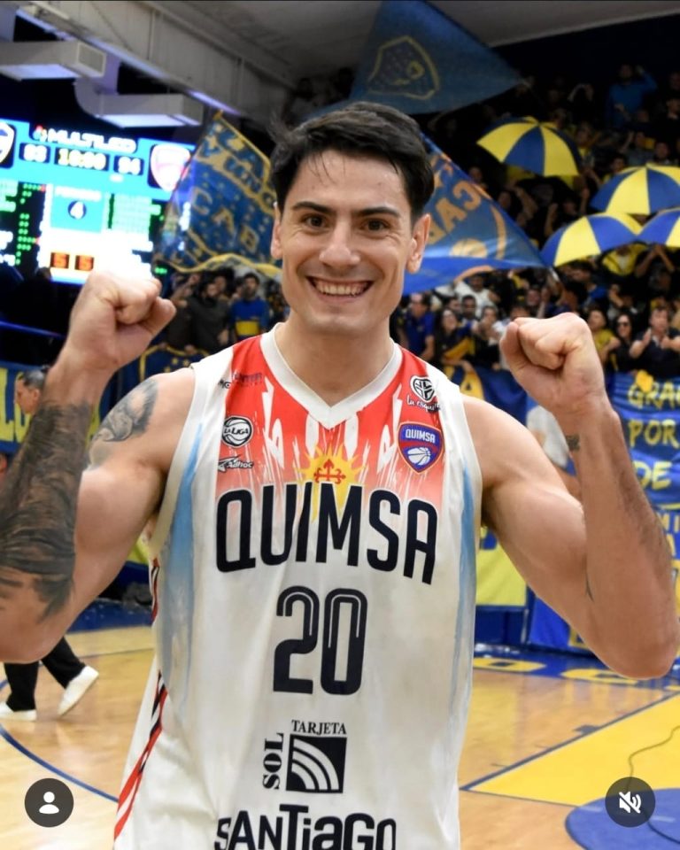 El piquense Leo Lema jugará la final de la Liga Nacional de Básquet con Quimsa