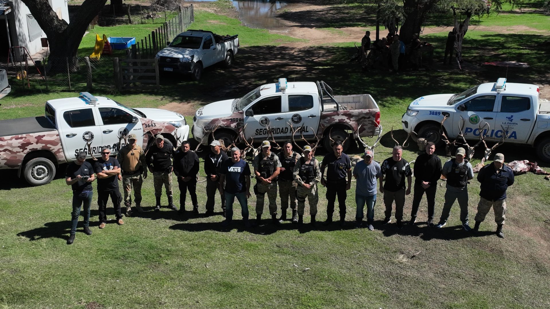 La Policía pampeana incorpora drones, cámaras lectoras de patentes y antenas Starlink para reforzar la seguridad rural