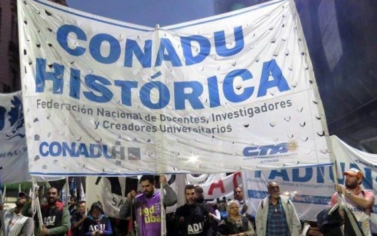Docentes universitarios de CONADU Histórica rechazaron la propuesta salarial y ratificaron un paro nacional