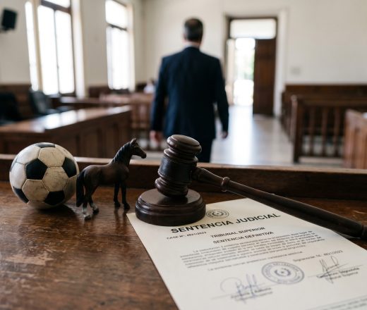 Incumplió con la cuota alimentaria y la Justicia le prohibió ir a carreras de caballos y jugar al fútbol (Imagen ilustrativa IA - infopico.com)