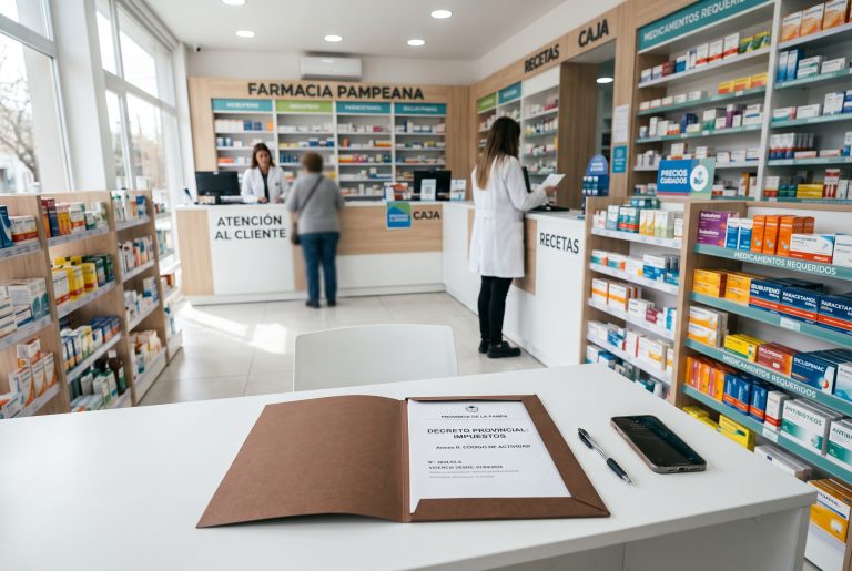 Ingresos Brutos en La Pampa: fijan en 3% la alícuota para grandes contribuyentes de salud, farmacias y ópticas
