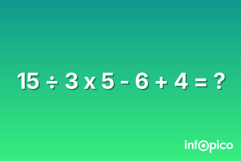 Reto del día: resuelve este reto matemático en 8 segundos