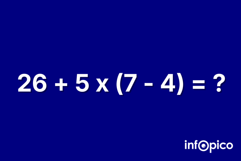 Reto del día: ¿podrás resolver correctamente esta operación matemática en 6 segundos?
