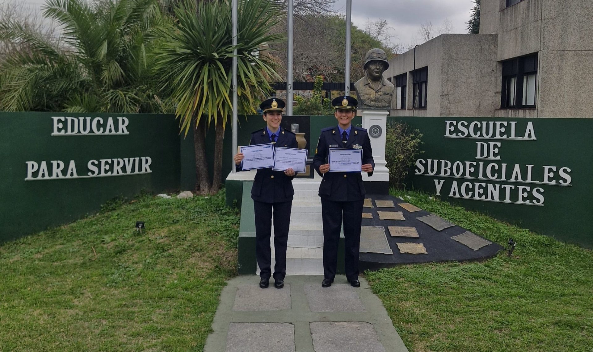 Una instructora de la Policía de La Pampa obtuvo el mejor promedio en una capacitación federal para fuerzas de seguridad