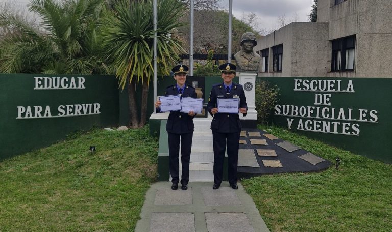 Una instructora de la Policía de La Pampa obtuvo el mejor promedio en una capacitación federal para fuerzas de seguridad