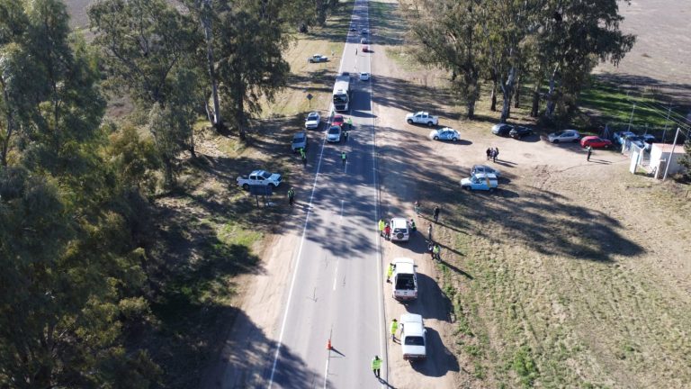 Condenados por delitos viales participaron de un operativo de prevención en la Ruta 5