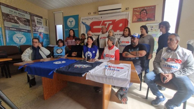 Unidad sindical: la CGT y las dos CTA convocan a una movilización en La Pampa