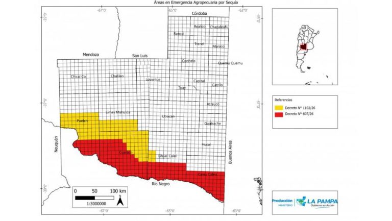 Sequía: el Gobierno provincial amplió la Emergencia Agropecuaria a cuatro nuevos departamentos