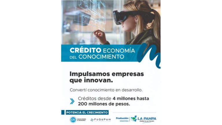 La Pampa y el CFI lanzan créditos de hasta $200 millones para impulsar la Economía del Conocimiento