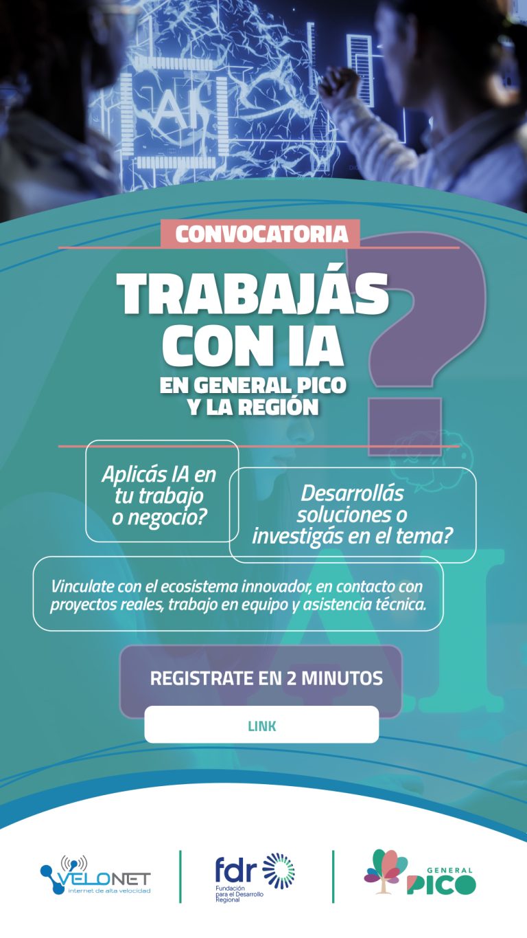 General Pico: Abren un registro para capacitar y emplear a personas en Inteligencia Artificial