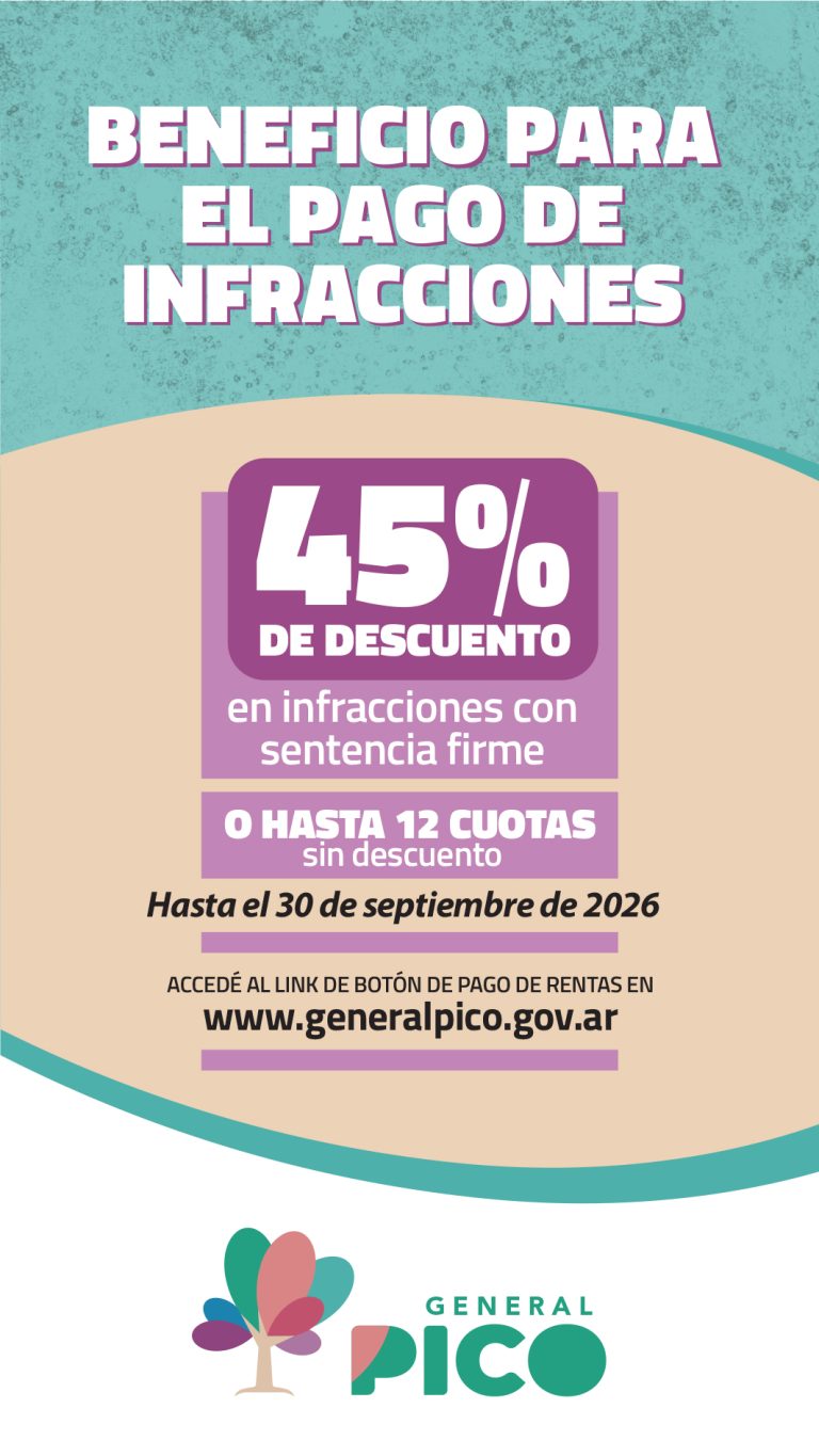 Plan de Regularización de Deudas en General Pico: últimos días para acceder al 30% de descuento