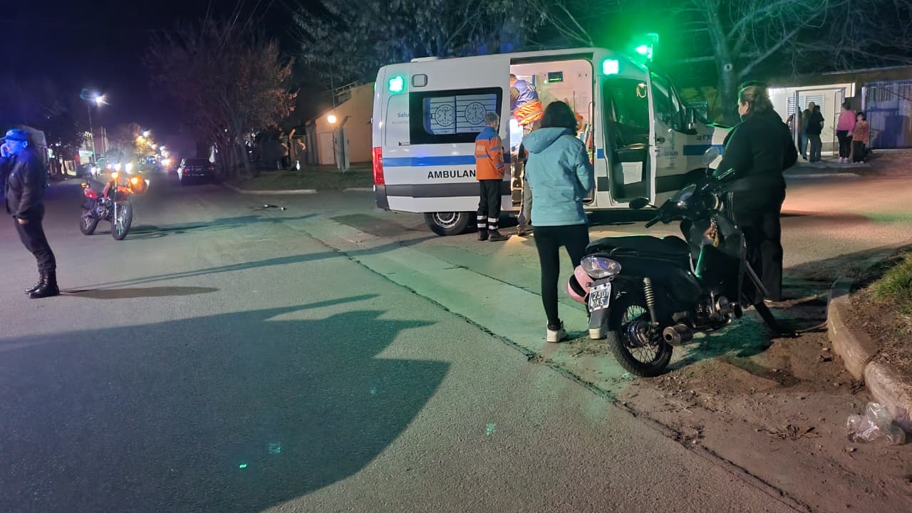 Choque y fuga en calles 300 y 311: un joven fue hospitalizado preventivamente